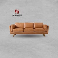 Sofa 3 Seater Warna Coklat
