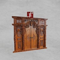 Pintu Gebyok Ukir Kayu Jati Jepara