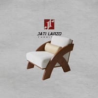 Sofa Santai Sandaran Lengkung