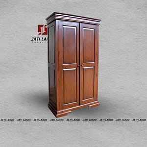 Almari Kayu Jati Minimalis Coklat