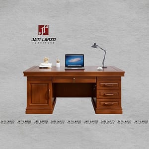 Meja Kantor Jati Klasik
