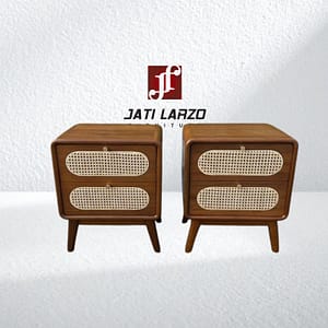 Nakas Tempat Tidur Kayu Jati