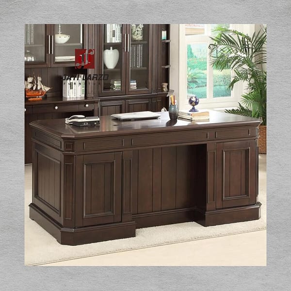 Meja Direktur Jati Minimalis