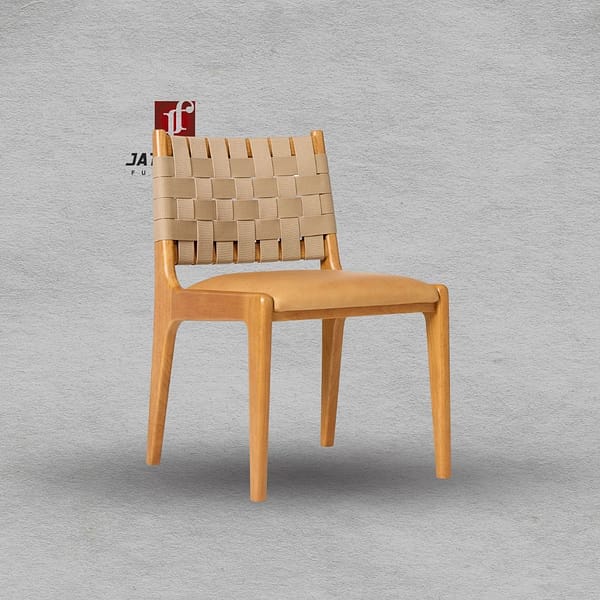 Kursi Makan Jati Warna Natural