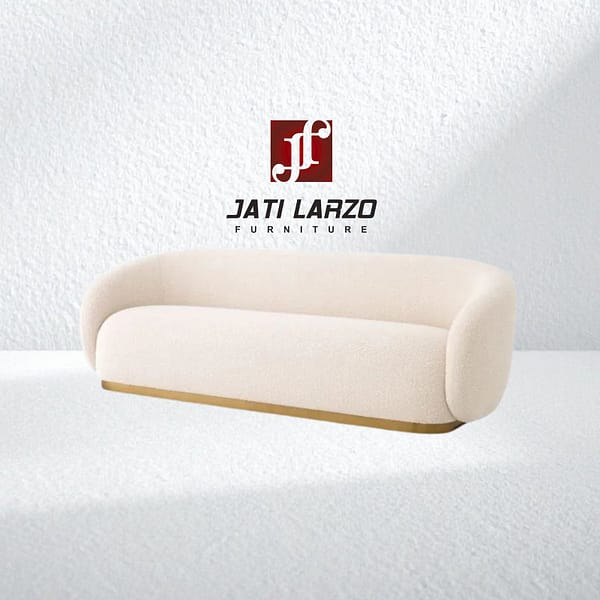 Sofa Minimalis Lengkung 3 Seater